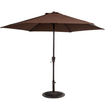 Adjustable patio sunshade umbrella